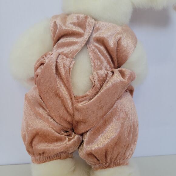 Vintage 1993 TY "The Attic Treasures Collection" Jointed Plush Long Eared Rabbit - Picture 12 of 14